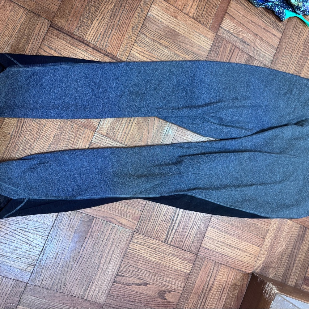lululemon athletica Gray and Black Leggings